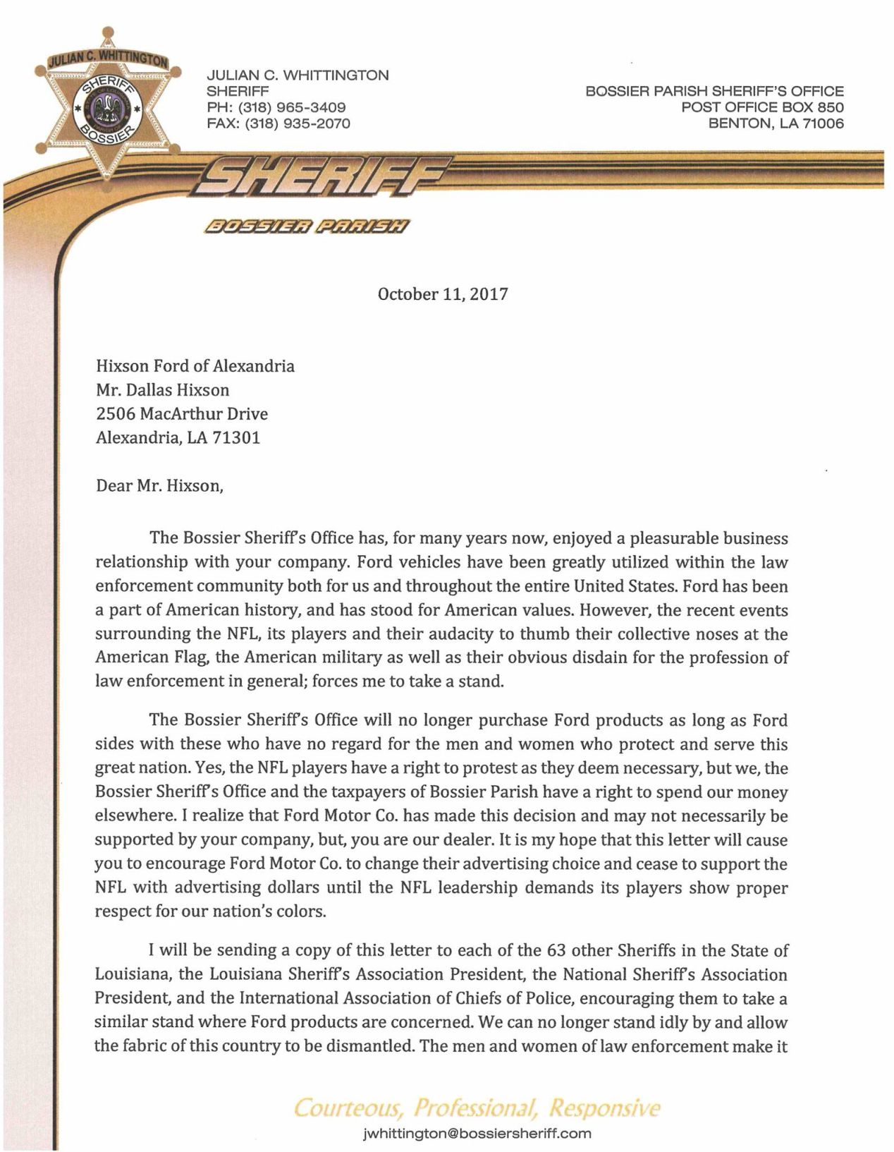 Bossier Parish Sheriff's Ford Boycott Statement 1.jpg